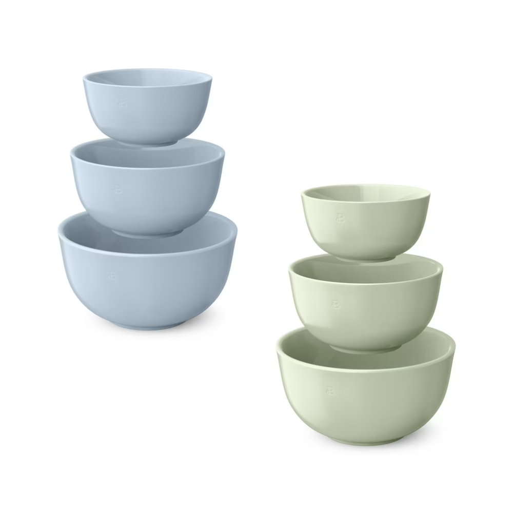 Beautiful 3-Piece Stoneware Nesting Mixing Bowl Set Deal: Save $13 at Walmart