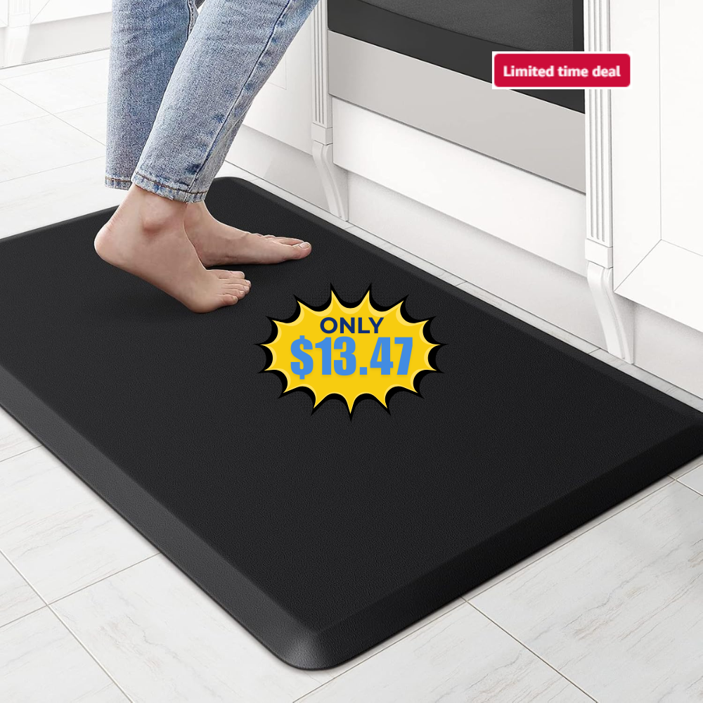 KitchenClouds Kitchen Mat Cushioned Deal: Save 33%