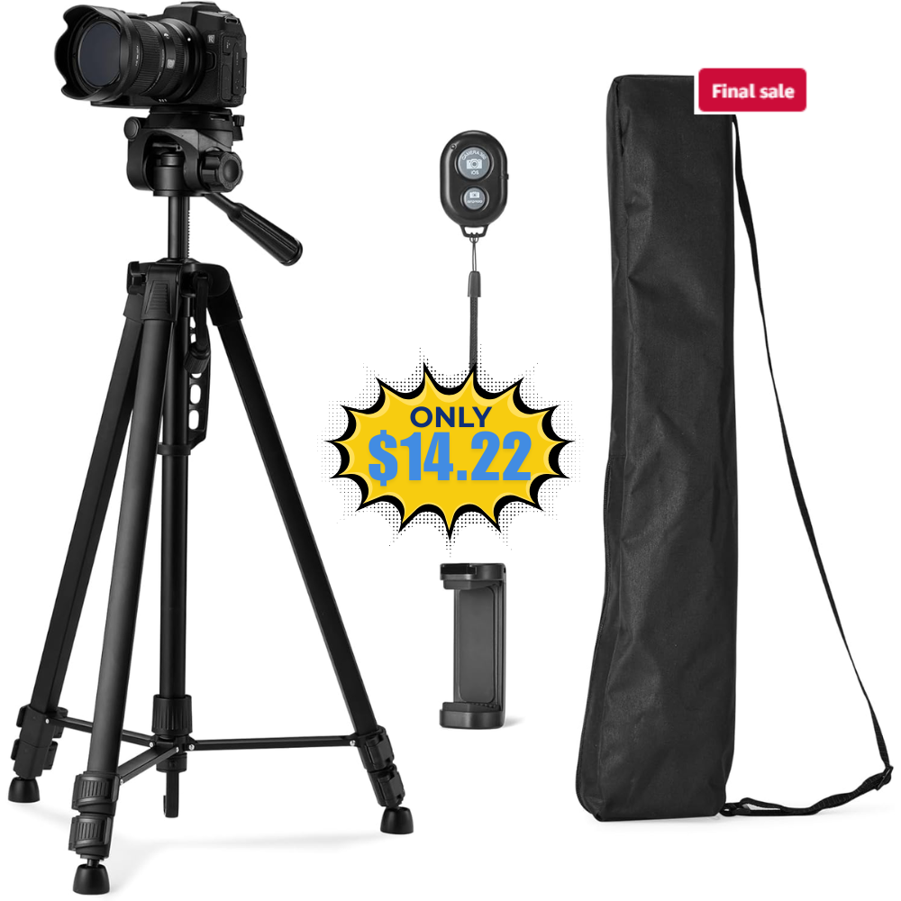 Amazon Basics 60″ Lightweight Tripod Deal: Save 45%