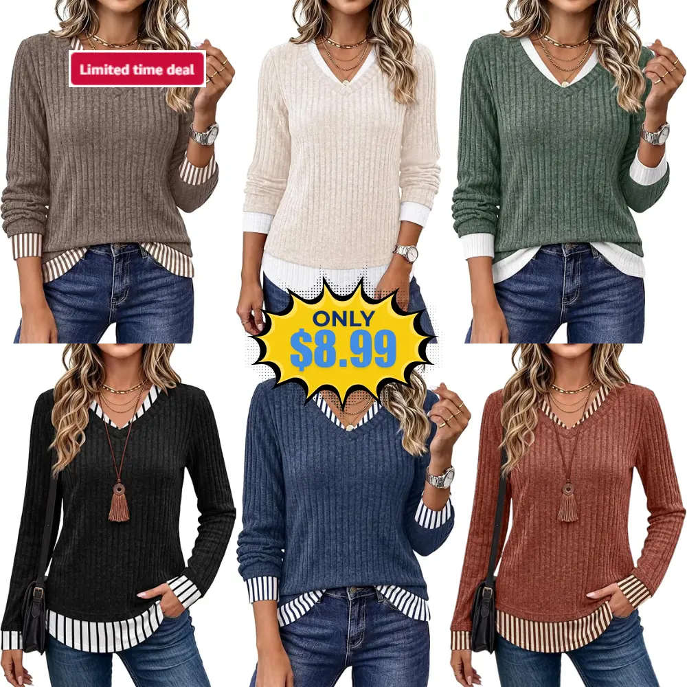 WIHOLL Womens Long Sleeve Shirts Deal: Save 43%