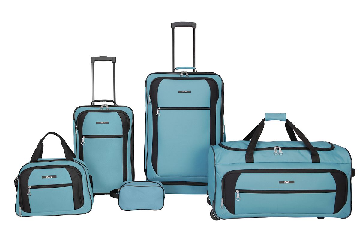 iPack Kingston 5-pc. Softside Wheeled Luggage Set Deal: Save 76% at Kohl’s
