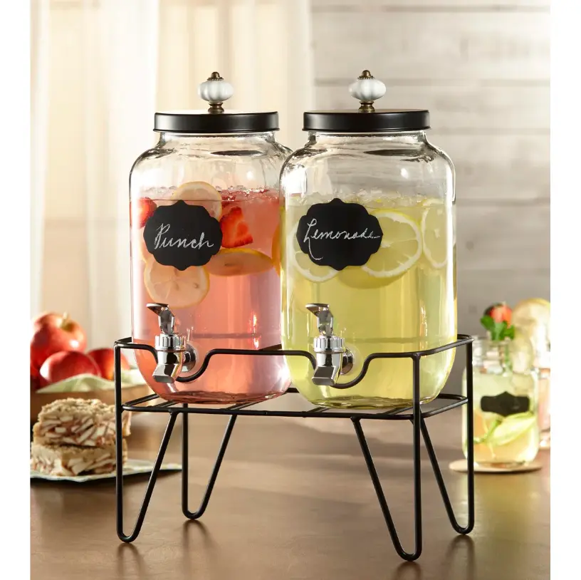 Alexei Glass 2 Piece Beverage Dispenser Set Deal at Wayfair: Save $25