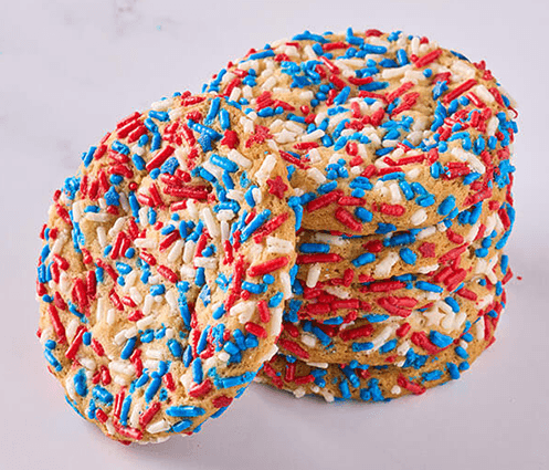 FREE Stars & Stripes Sprinkle Cookie at Great American Cookies
