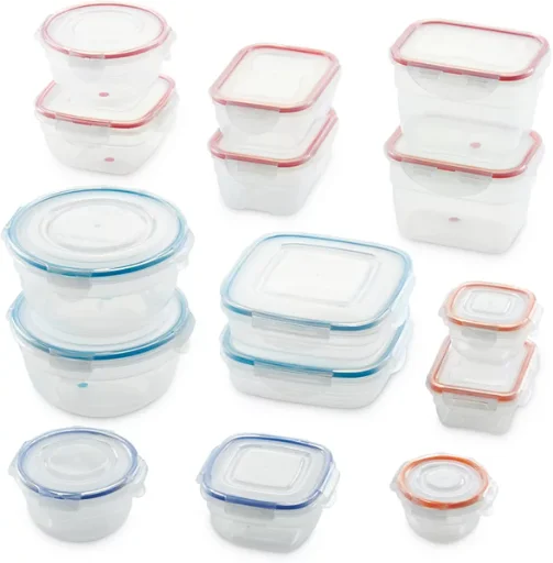 Lock n Lock Easy Essentials Color Mates Storage Container Set displayed at Macy's