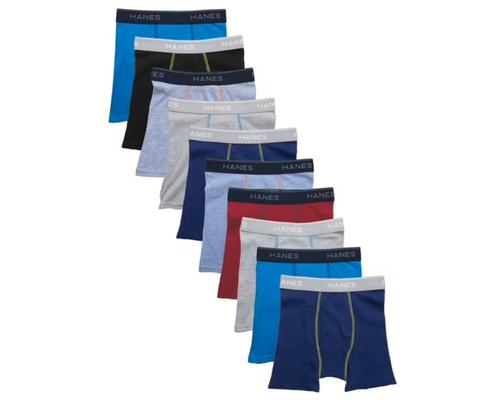 Hanes Boys Boxer Briefs 10-Pack Deal at Walmart