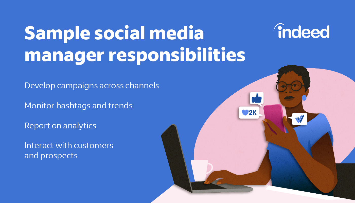 Work From Home Social Media Manager job posting screenshot from Later website