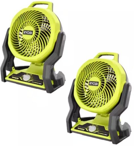 Ryobi ONE+ 18V Hybrid Fan 2-Pack Only $79 (Reg. $118) at Home Depot