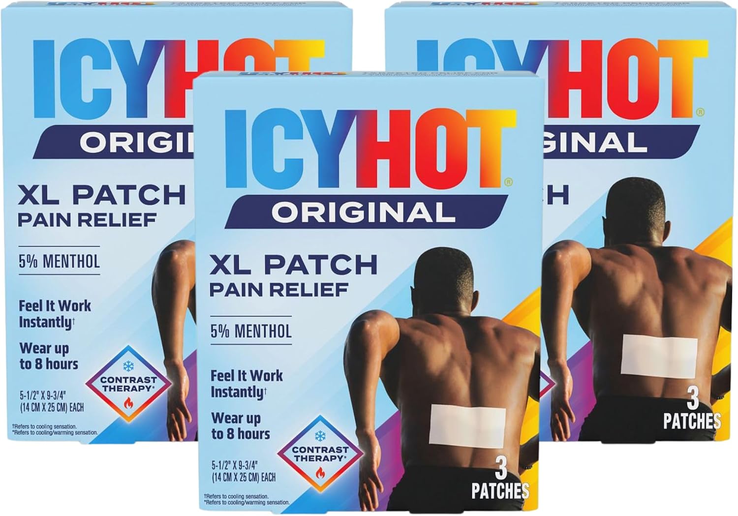 Icy Hot Medicated Patch XL Extra Strength Pain Relief Patch on Amazon