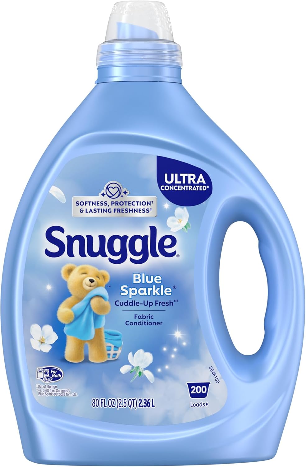 Snuggle Blue Sparkle Liquid Fabric Softener bottle on Amazon