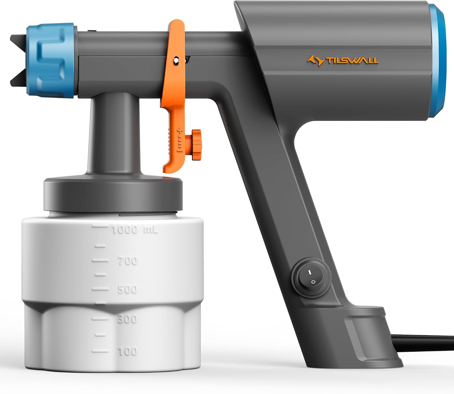 Tilswall Paint Sprayer electric spray gun with 1000mL container on Amazon