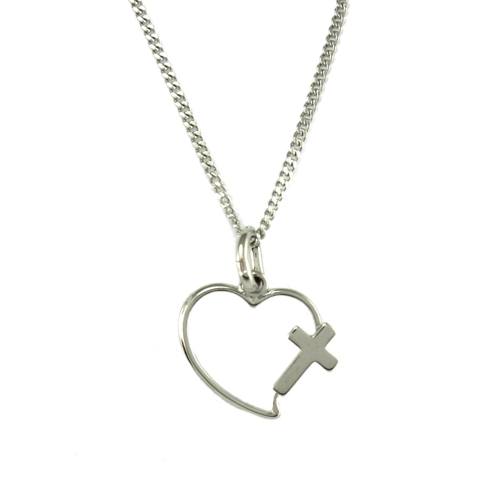 Heart Charm Cross Necklace Only $29 – Stylish Jewelry at the store