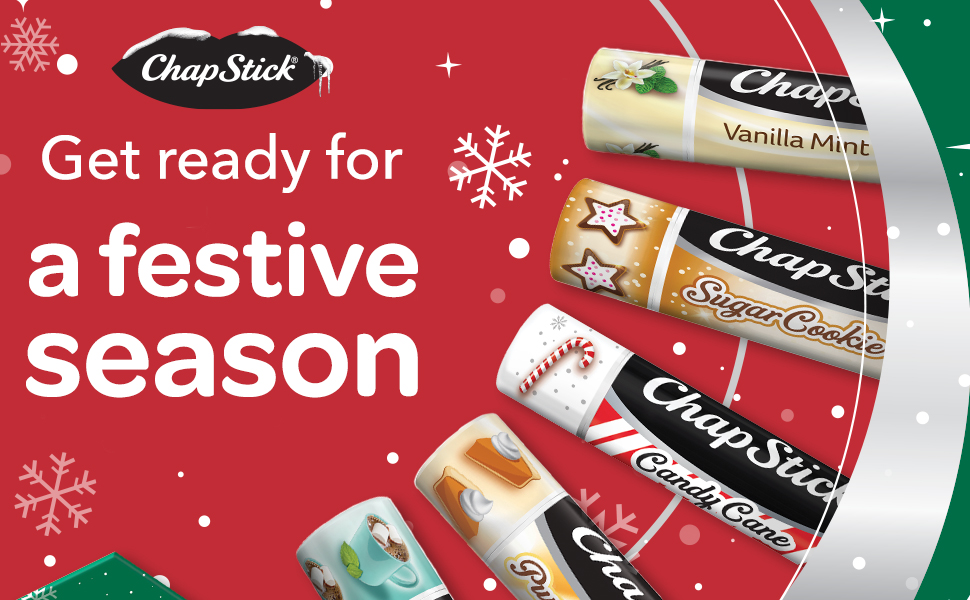 ChapStick Advent Calendar with 12 lip balm tubes on Amazon