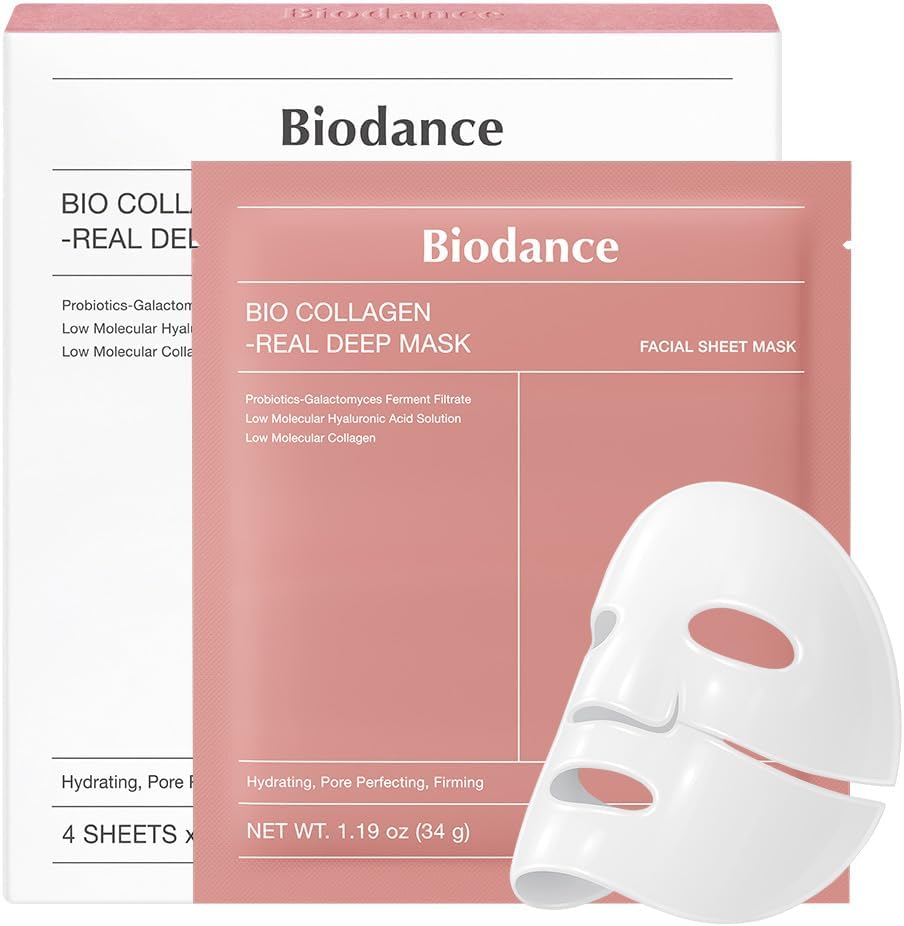 Biodance Bio-Collagen Real Deep Overnight Face Mask 4-count pack on Amazon