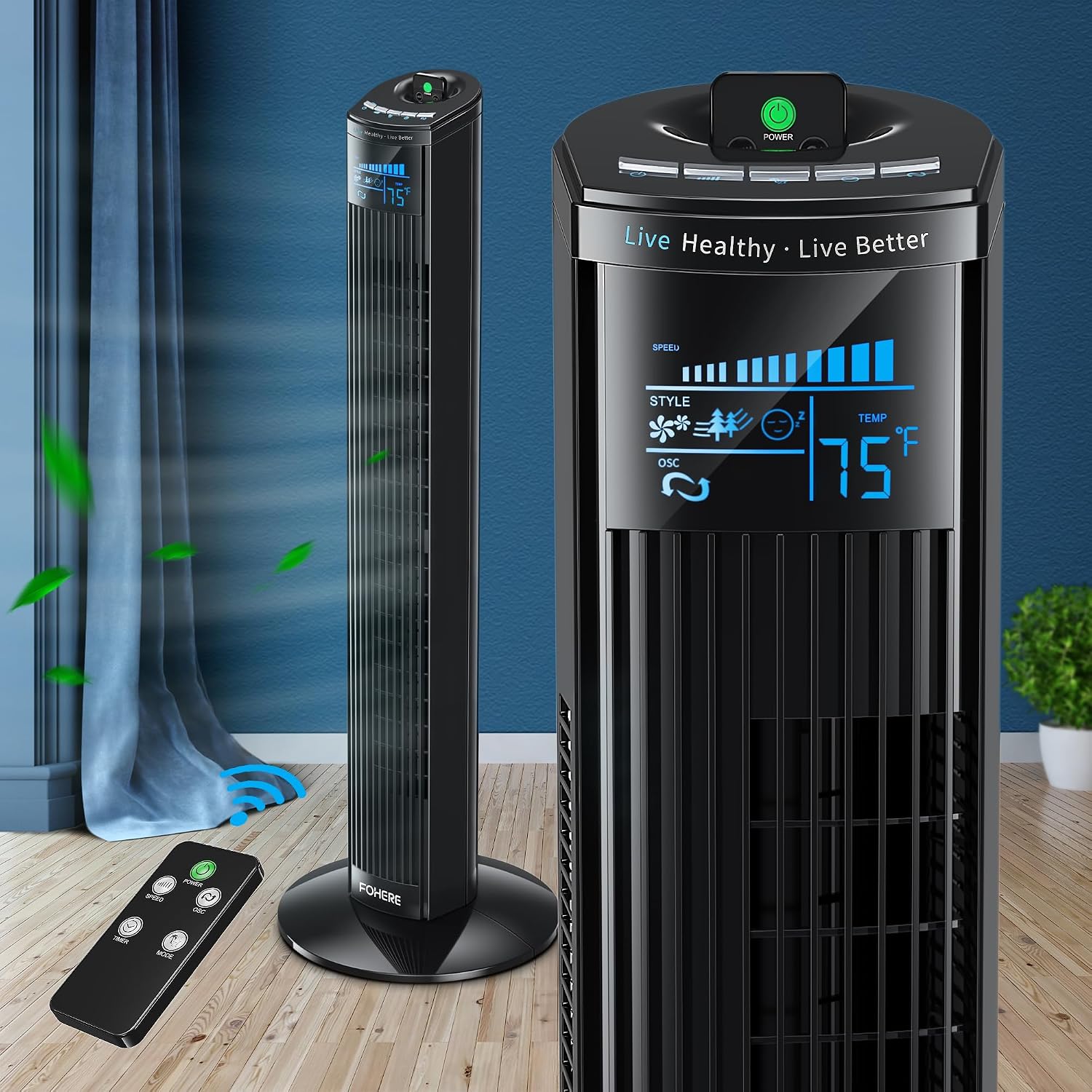 Oscillating 31″ Tower Fan Only $19.99 (Reg. $90) at Amazon