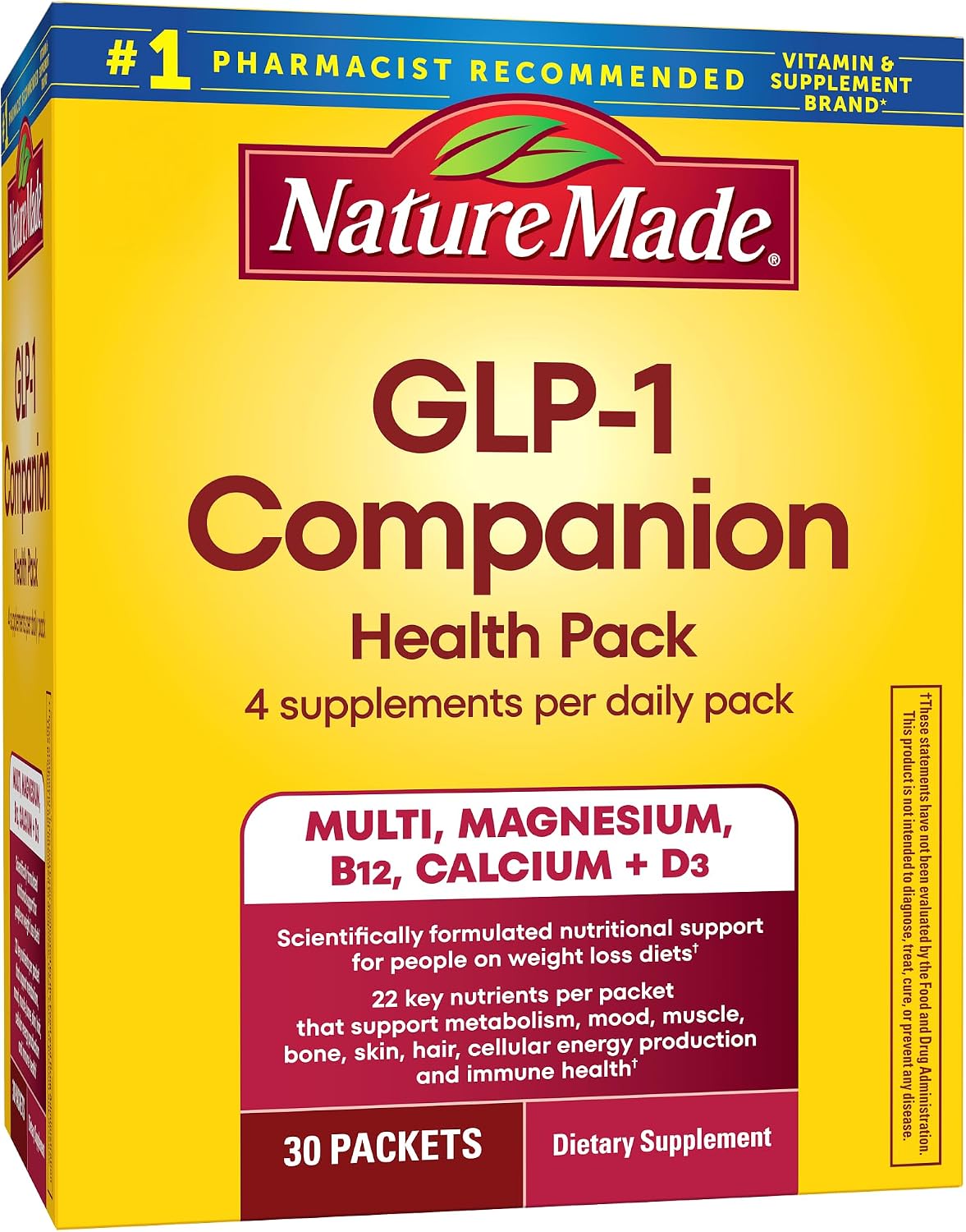 Nature Made GLP-1 Companion Health Pack Only $11.47 (Reg. $24.99) at