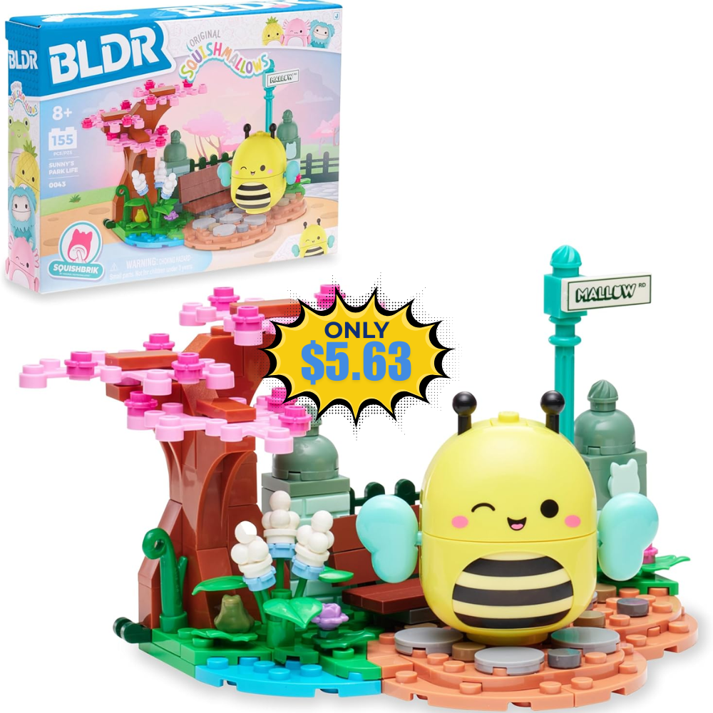 Squishmallows Sunny’s Park Life Building Set Deal: Save 19% at Amazon