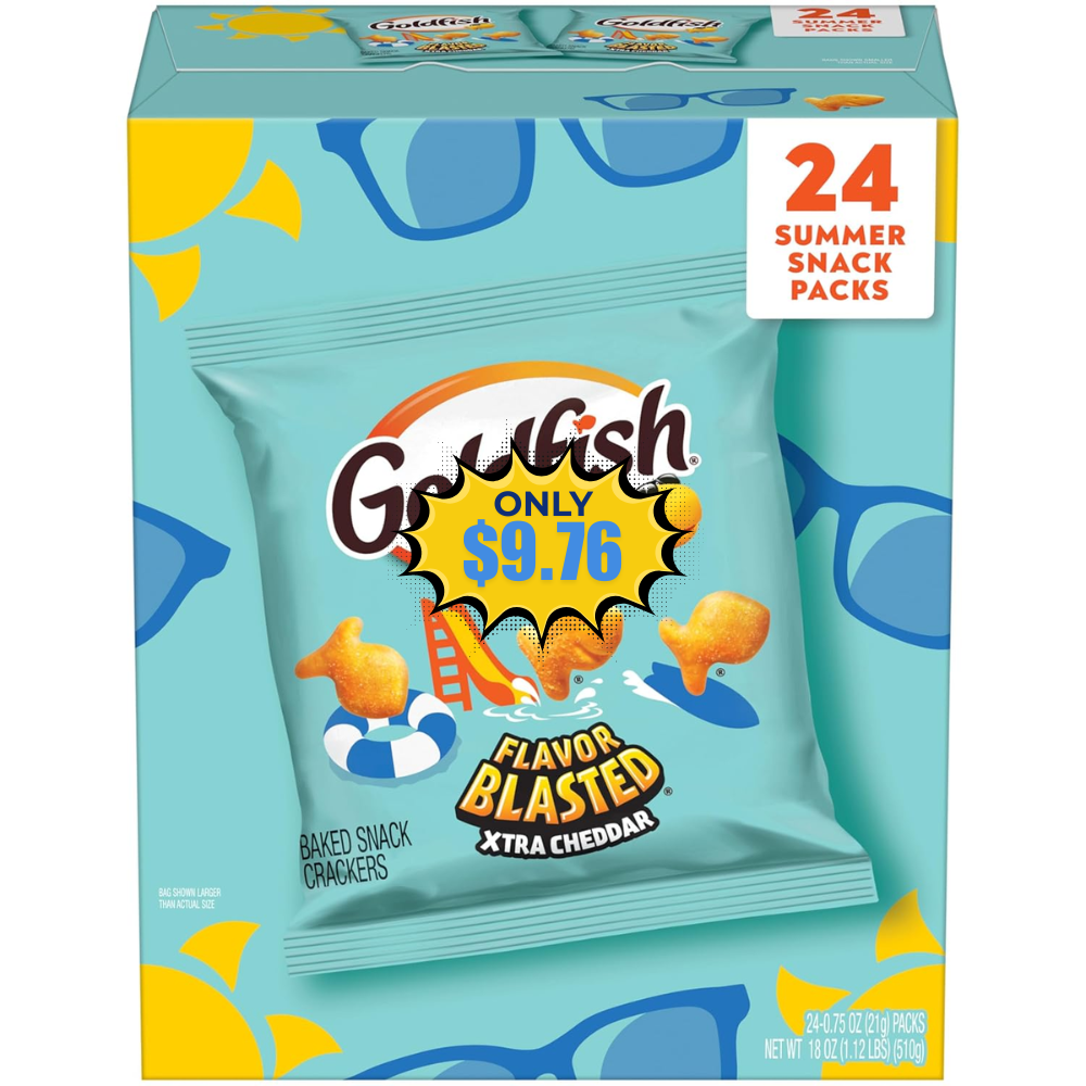Goldfish Flavor Blasted Xtra Cheddar Crackers Deal: Save 13% at Amazon