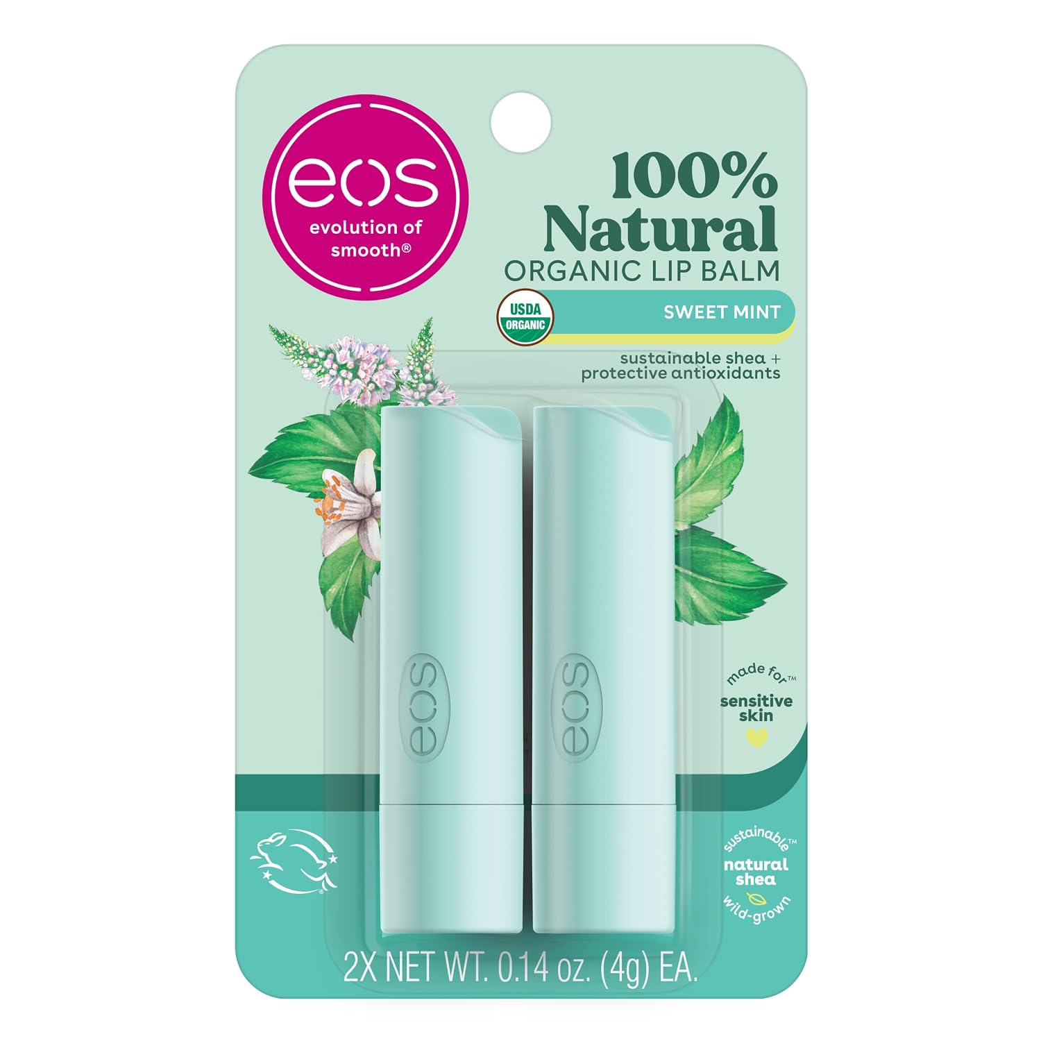 eos Natural Organic Lip Balm 2-Pack Only $3.79 (Reg. $6) at Amazon
