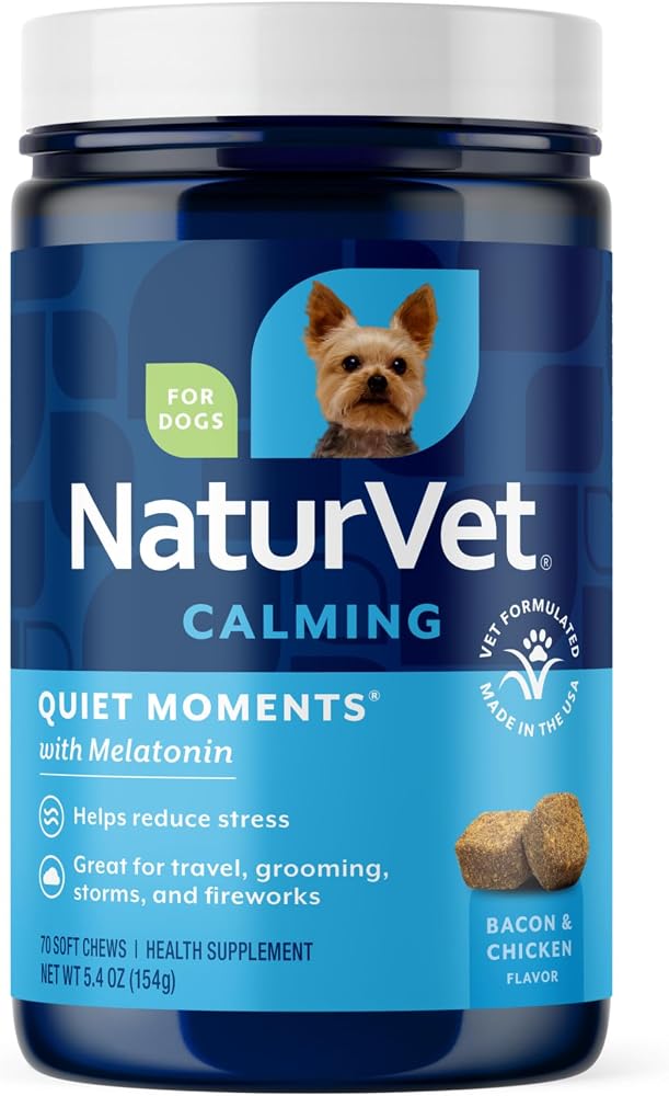 NaturVet Quiet Moments Calming Dog Chews Only $15.29 (Reg. $16.99)