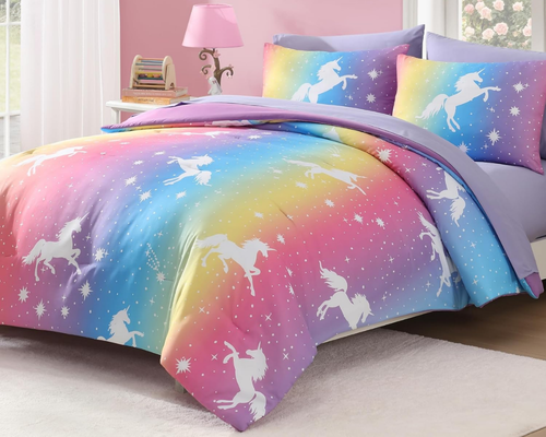 Full Size Comforter Set for Girls 7 Pieces Deal at Amazon