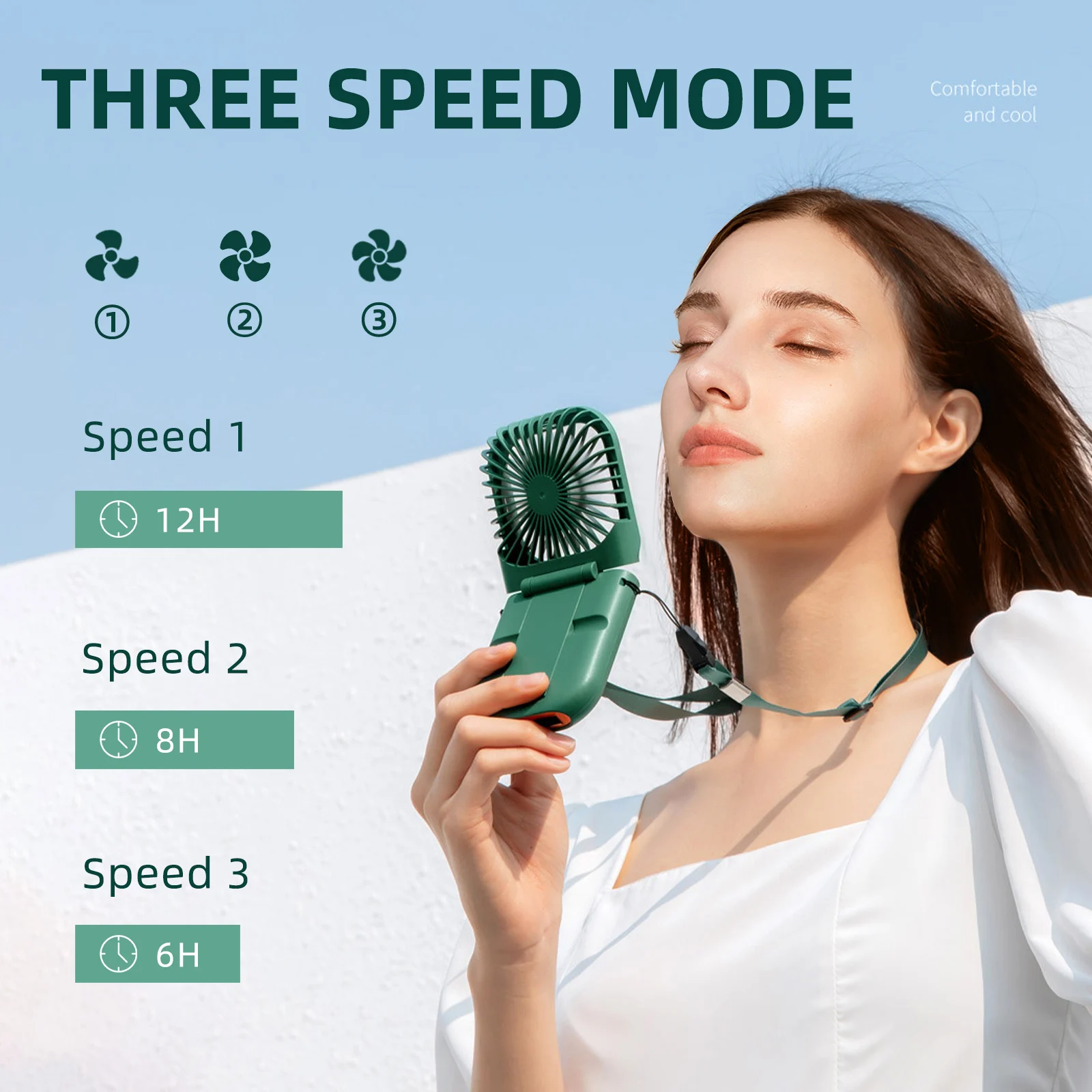 Portable Handheld Fan Only $7.99 (Reg. $10) at Amazon