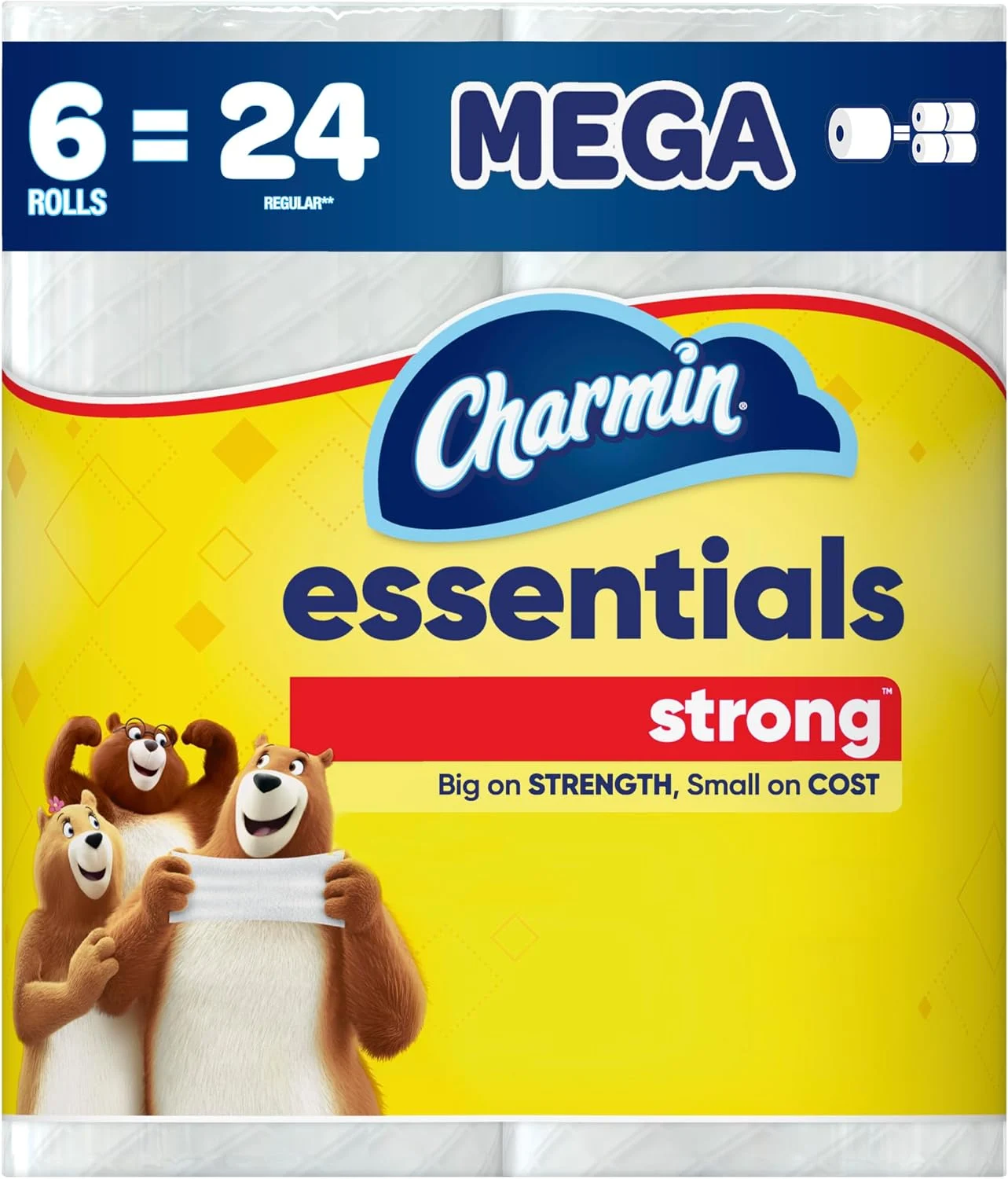 Charmin Essentials Strong Toilet Paper Only $4.98 (Reg. $7.49) at