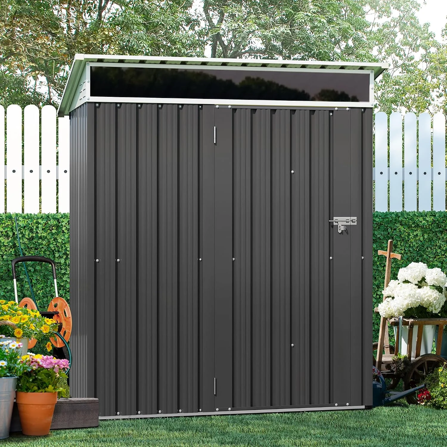 Shintenchi Outdoor Metal Storage Shed Only $104.99 (Reg. $149.99) at
