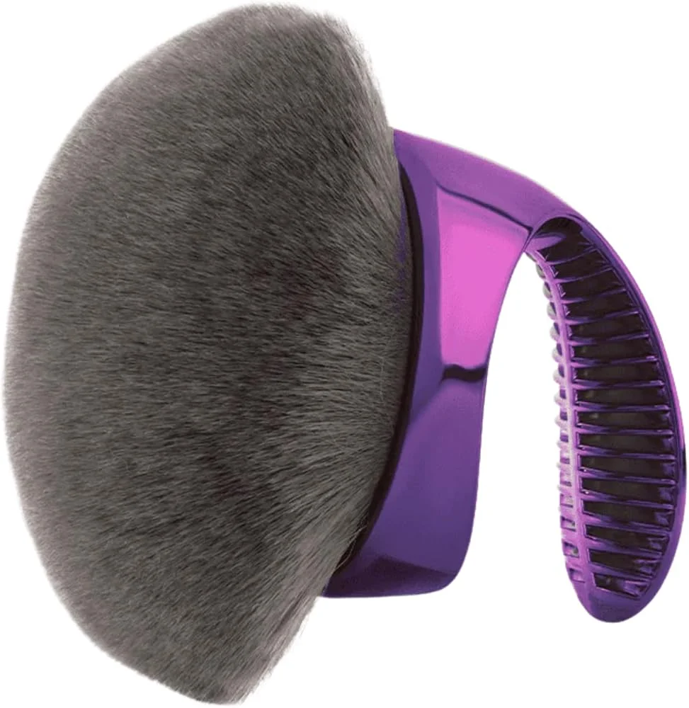 Westmore Blend & Blur Extra Large Kabuki Leg & Body Makeup Brush in purple, sold on Amazon