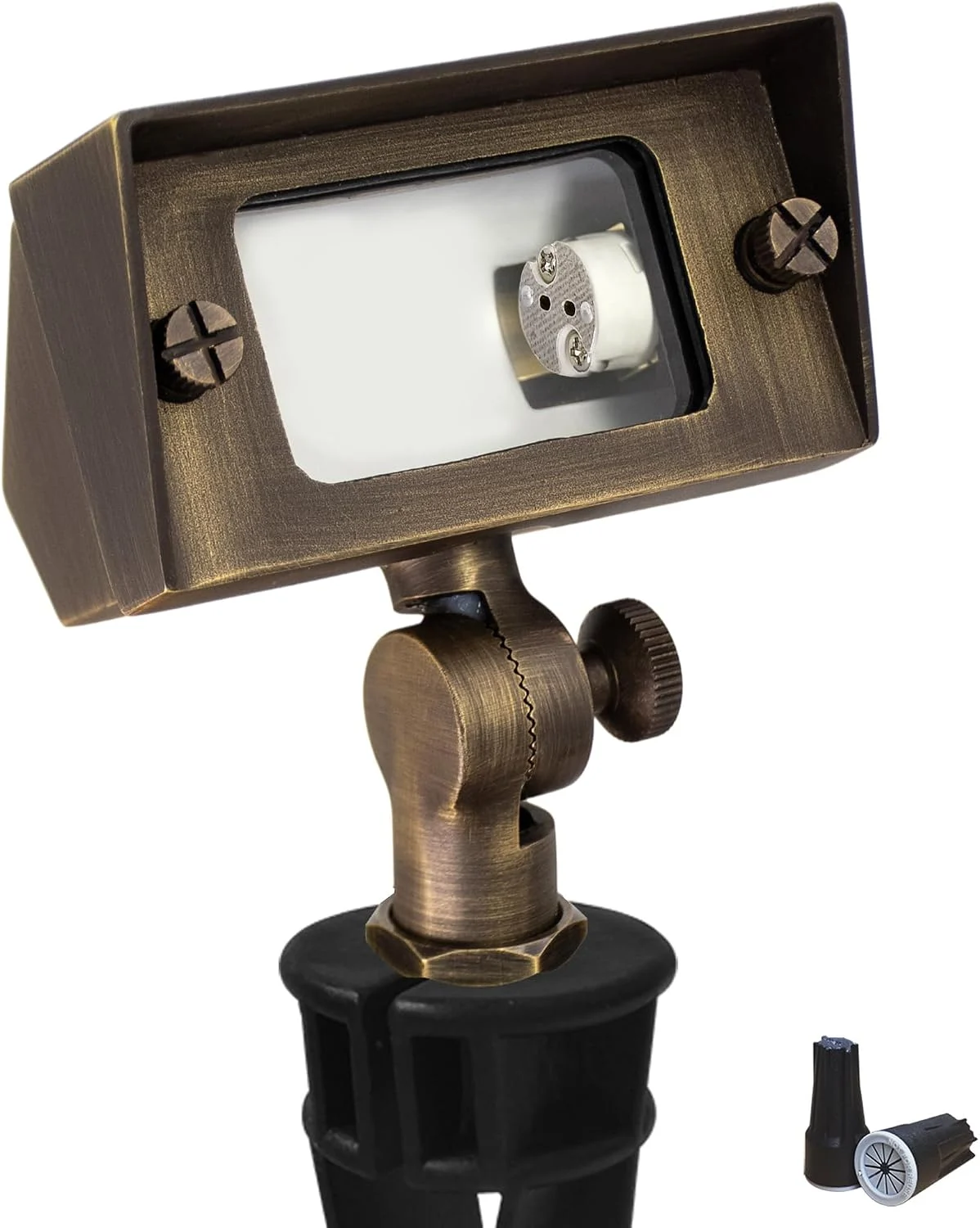 COLOER Cast Brass 12V Flood Light waterproof outdoor lighting on Amazon