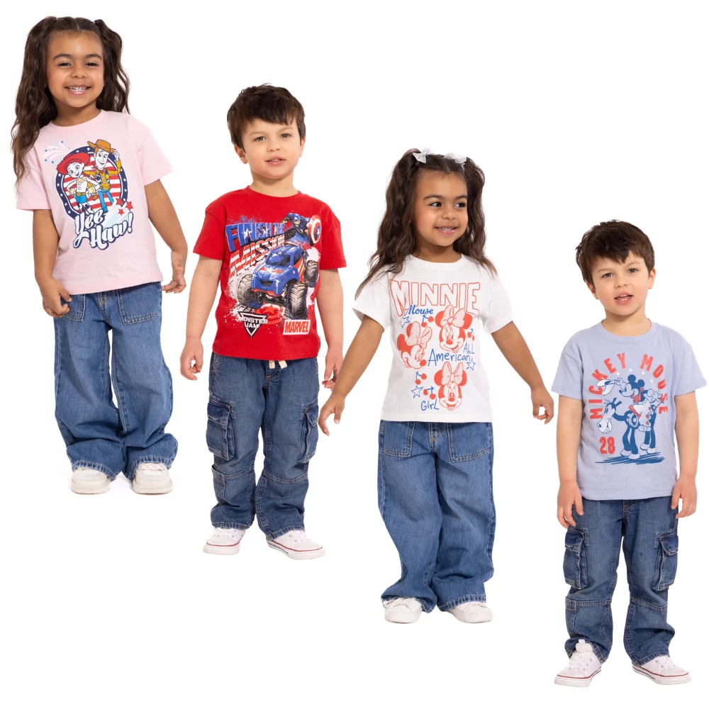 Toddler Graphic Patriotic Americana Crewneck Tee Deal at Walmart: Save $4.99