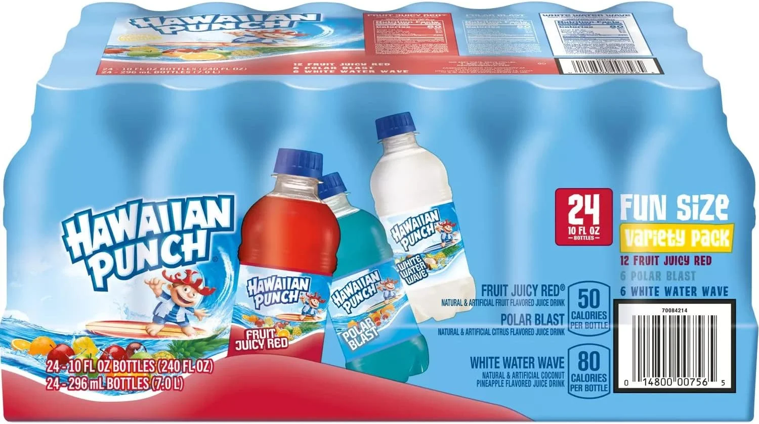 Hawaiian Punch 24 pack bottles on Amazon product page