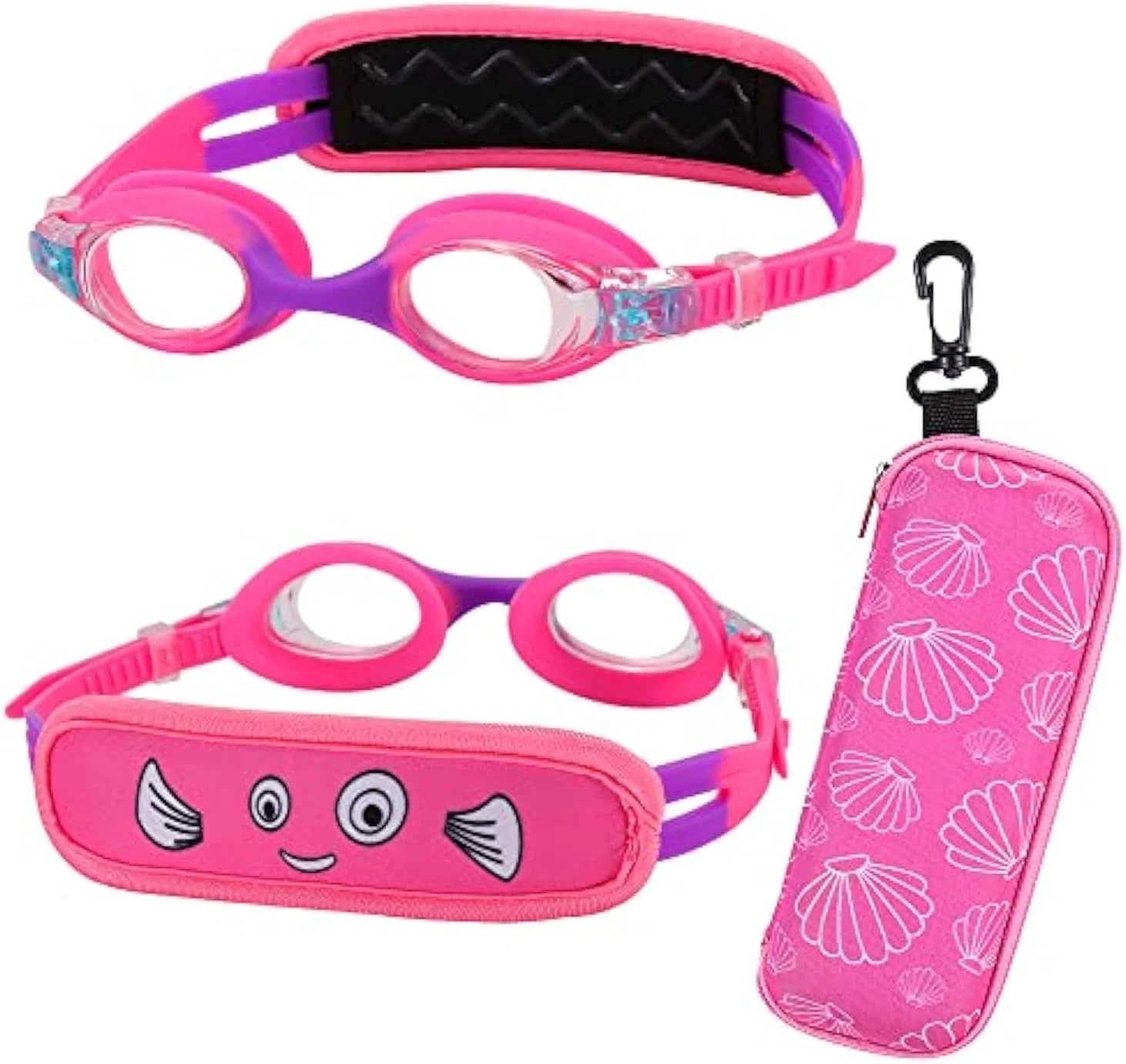 RUIGAO Kids Swim Goggles with padded headband on Amazon