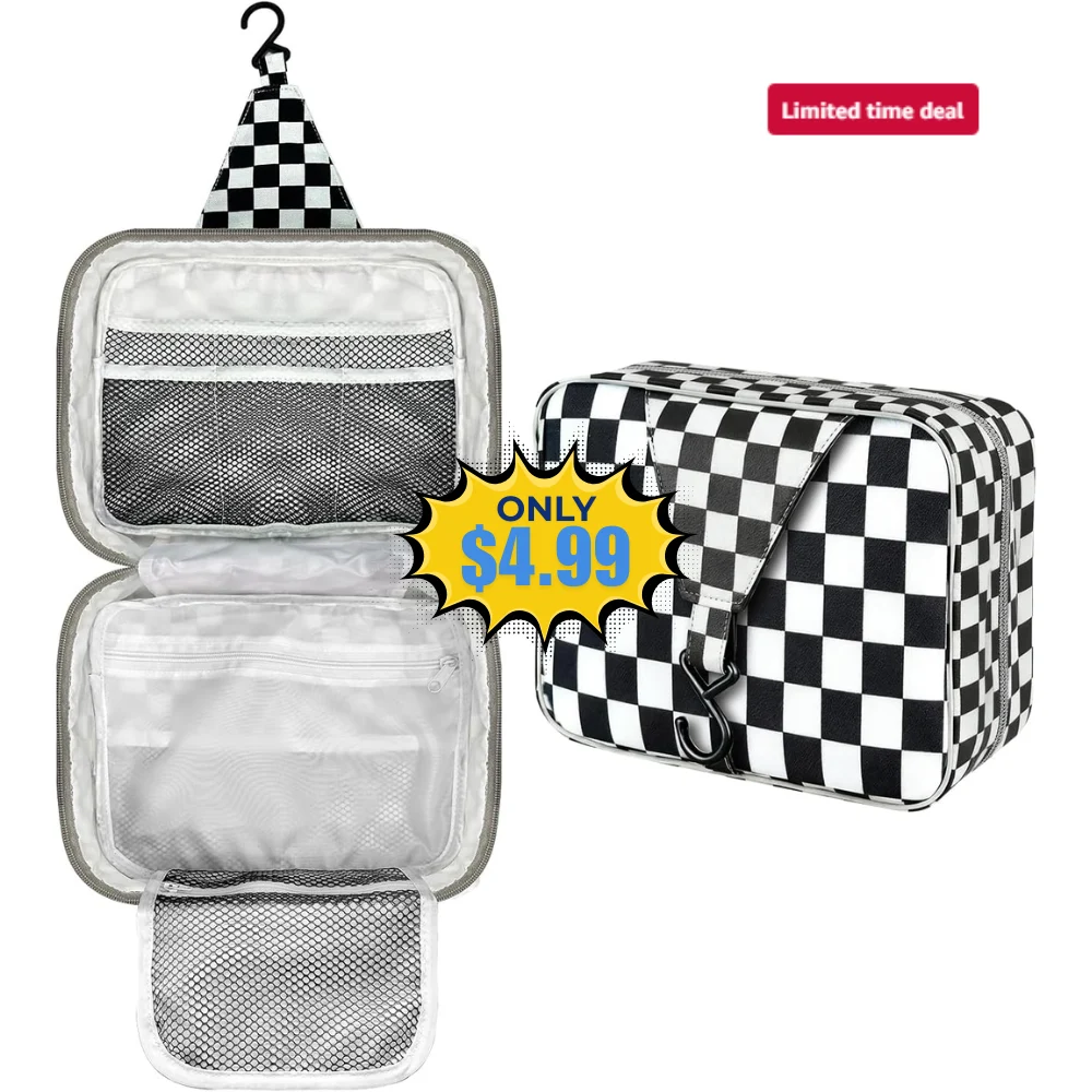 Hanging Travel Toiletry Bag Deal: Save 50% at Amazon