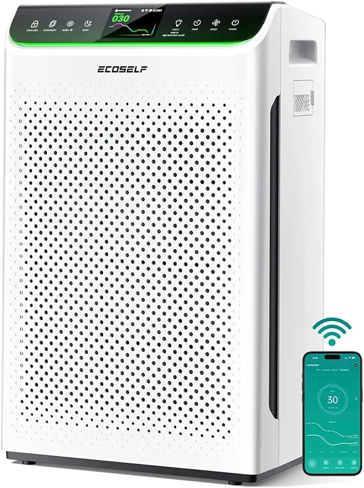 Air Purifier for Home Large Room up to 3850ft² with HEPA filter on Amazon