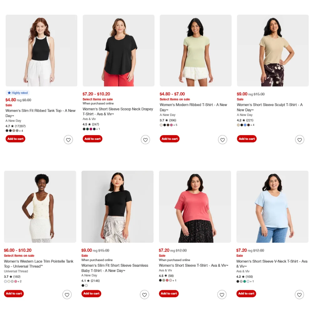 Women’s Clothing Sale: Up to 40% Off at Target