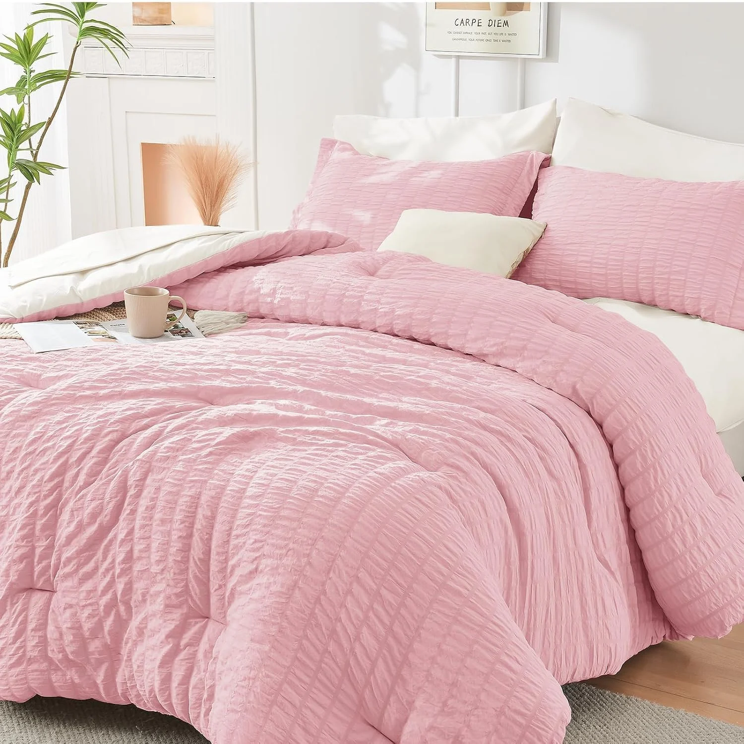 HYMOKEGE California King Comforter Set Only $41.98 (Reg. $49.39) at