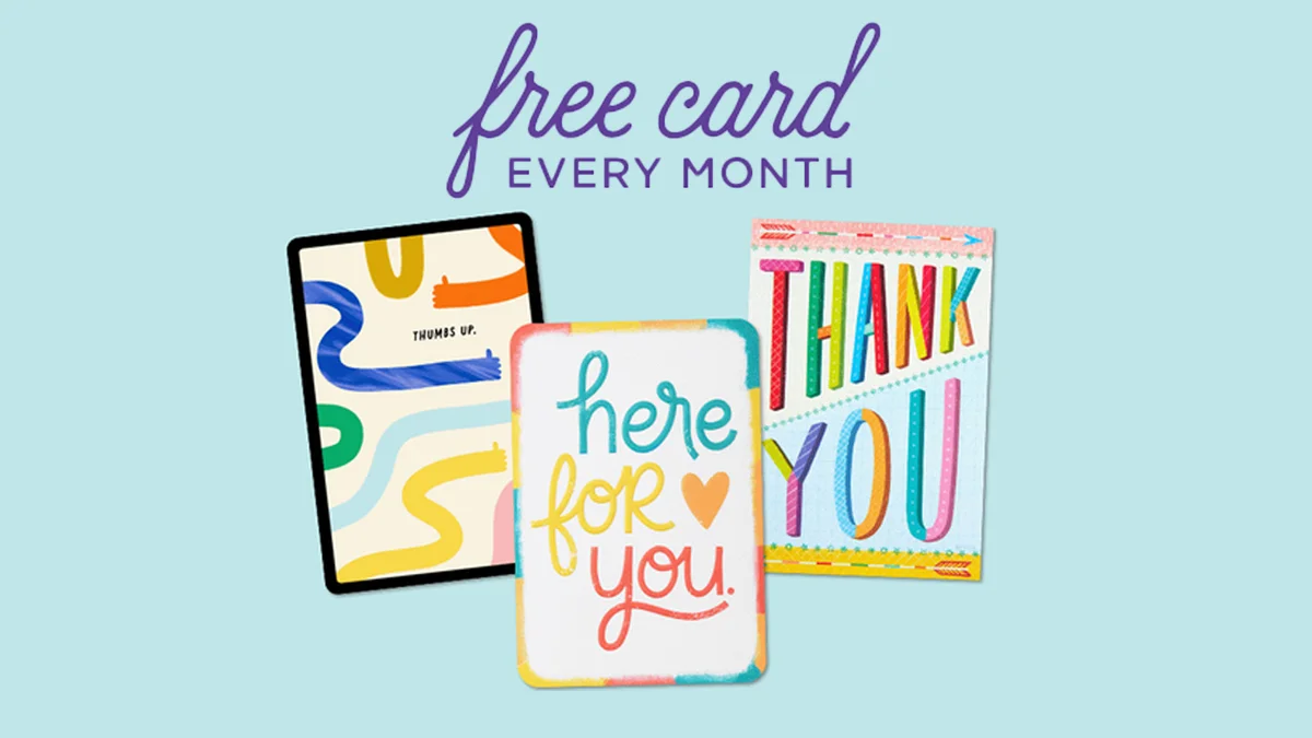 Free Hallmark greeting card promotion from The Store