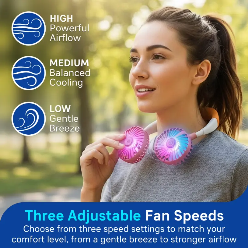 BreezeBuddy Portable Wearable Neck Fan Deal: Save $8.02 at Walmart