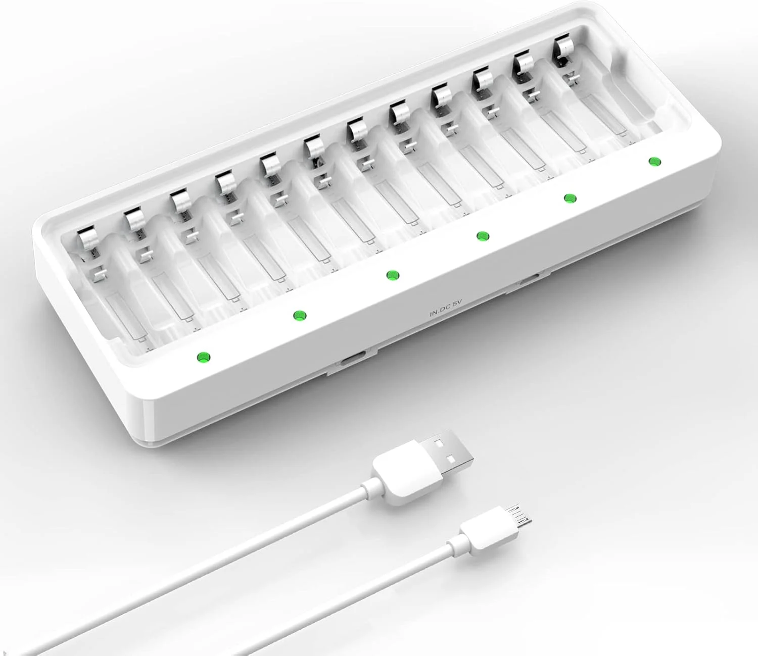 Dlyfull 12 Bay Battery Charger Only $18.99 at Amazon