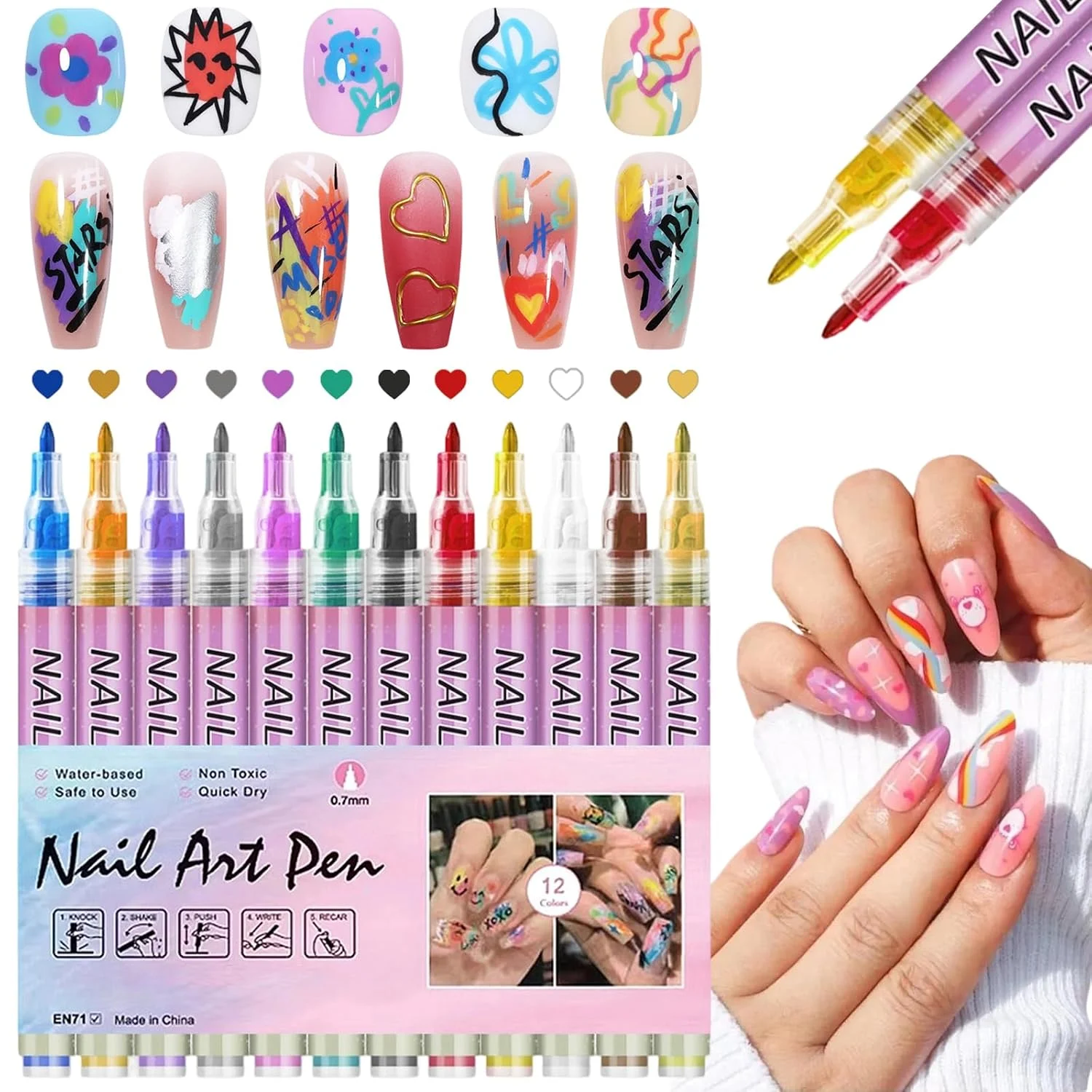 12-Pk Nail Art Pens Only $7.13 (Reg. $10.19) at Amazon
