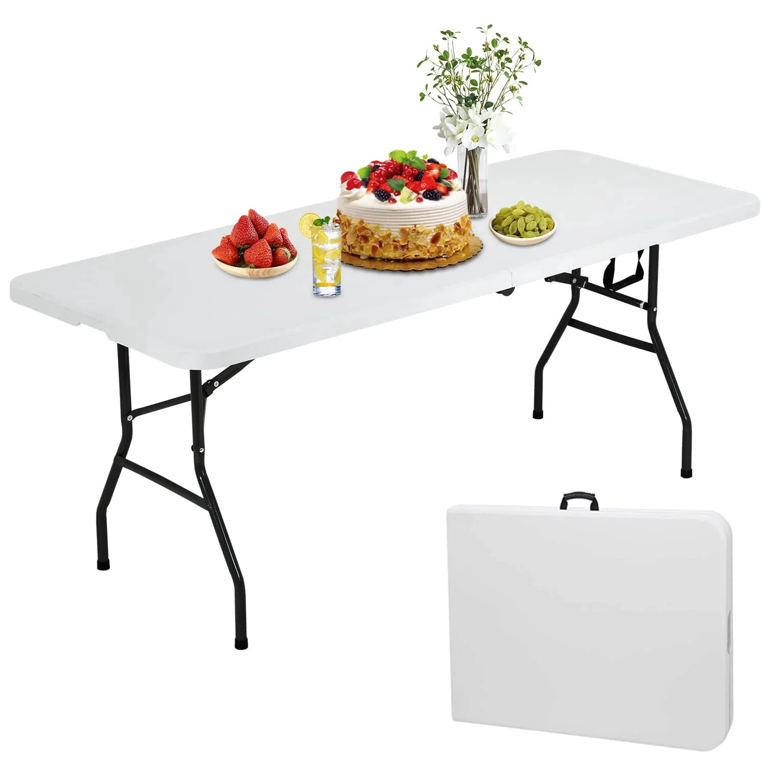 NiamVelo 6ft Folding Table Only $109.99 at Amazon