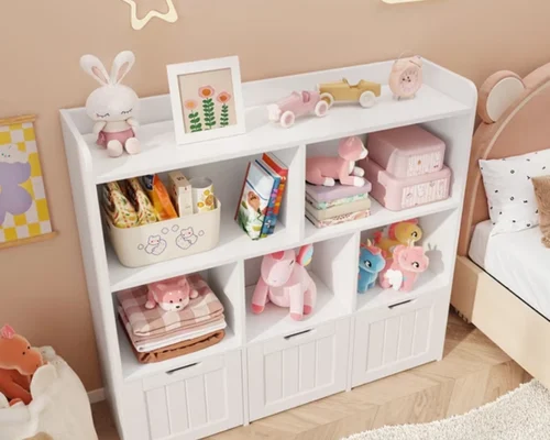Kids Bookcase Deal: 3 Drawers & 6 Shelves at Walmart