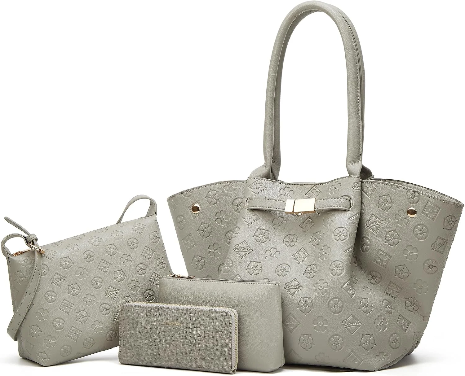 Medium Tote Bag Fashion Handbags Set 4pcs Only $33.99 at Amazon