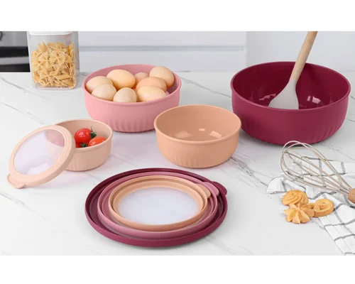 8Pcs Mixing Bowl Set with Lids for $18.99 at Walmart