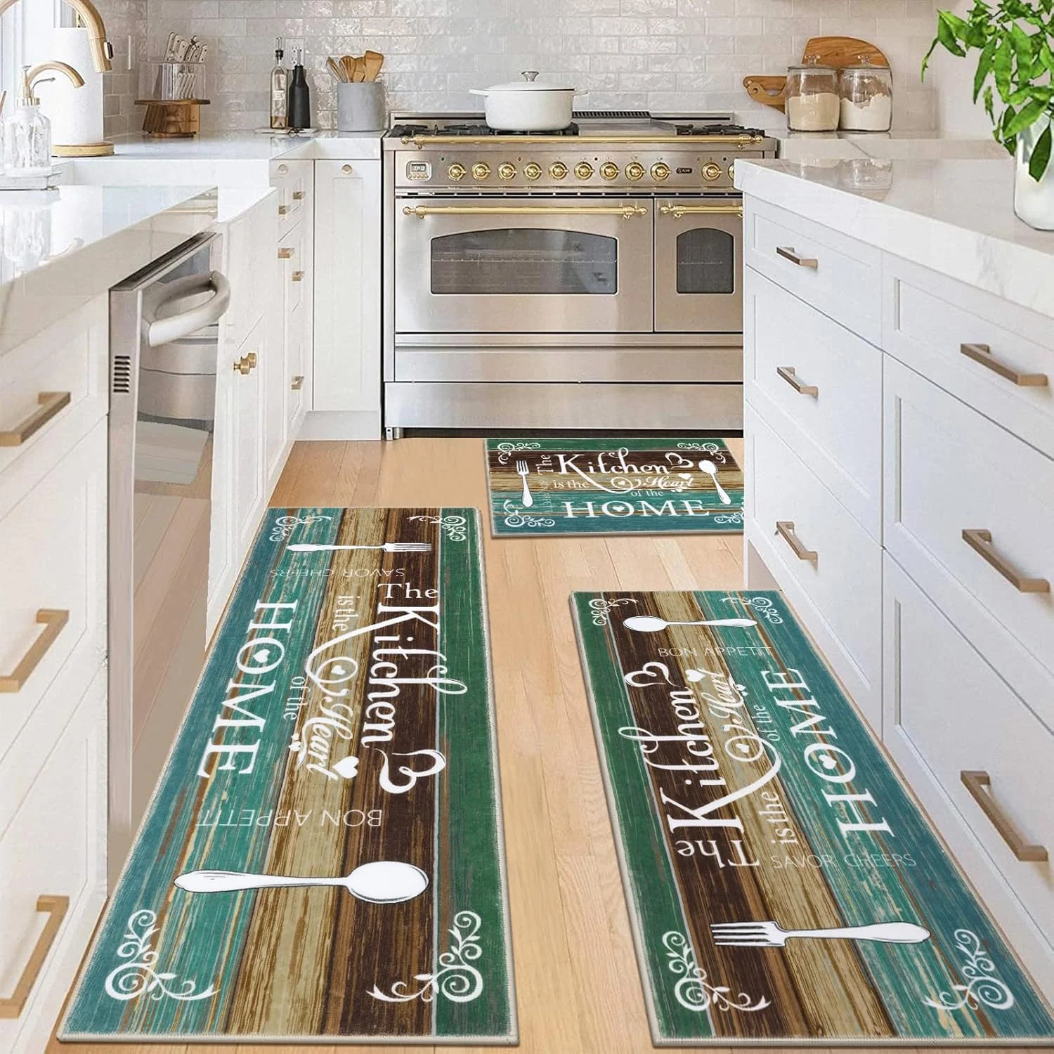 Boho Kitchen Rug Sets 3 Pieces Deal at Amazon