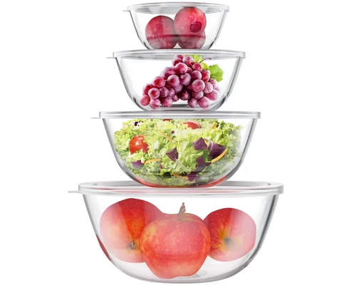 4 Pack Glass Mixing Bowls Set Deal: Save 40% at Walmart