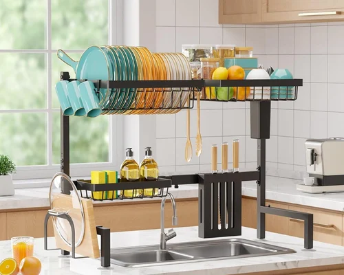 Over The Sink Dish Drying Rack Deal at Amazon