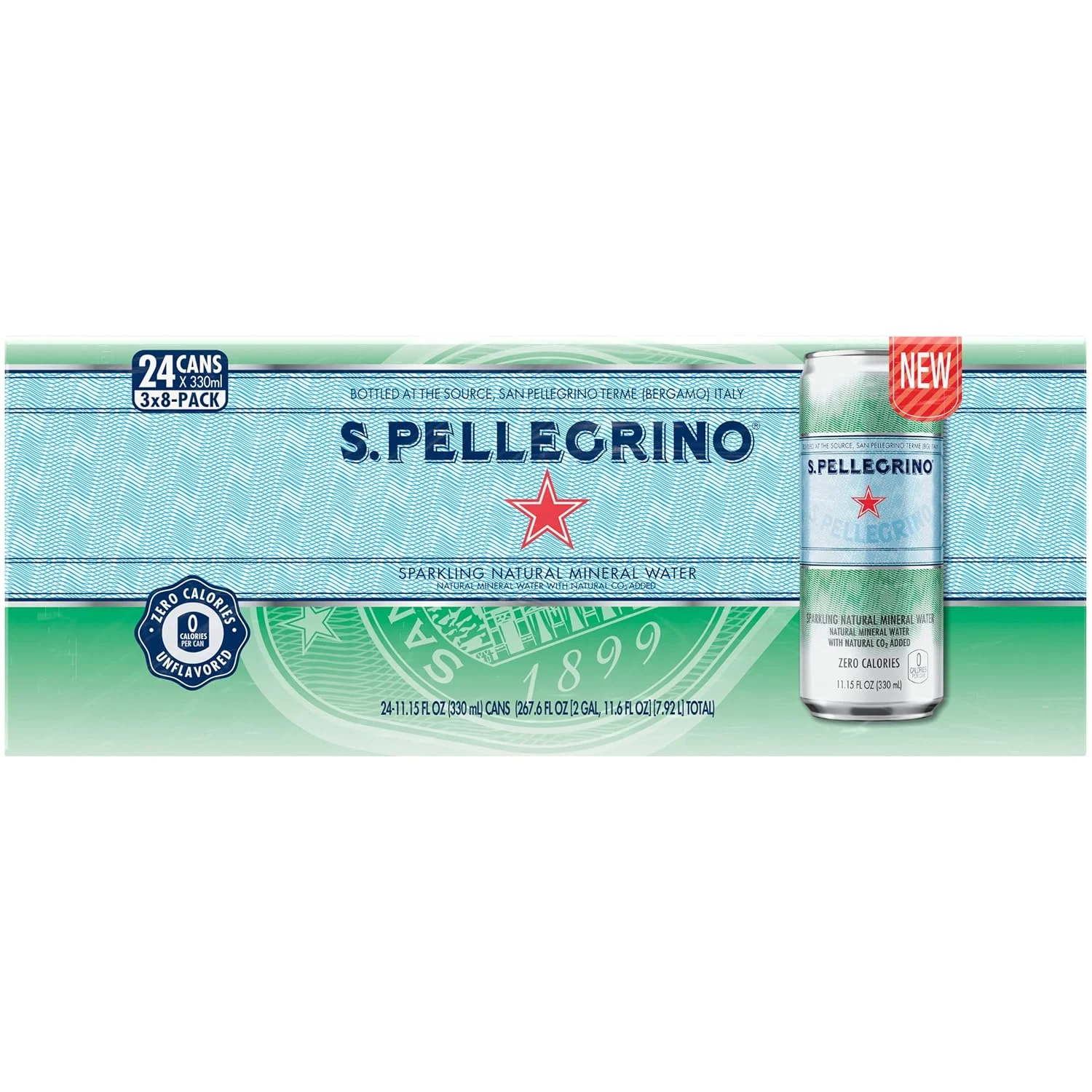 S.Pellegrino Sparkling Water 24-Pk Just $17.97 at Amazon