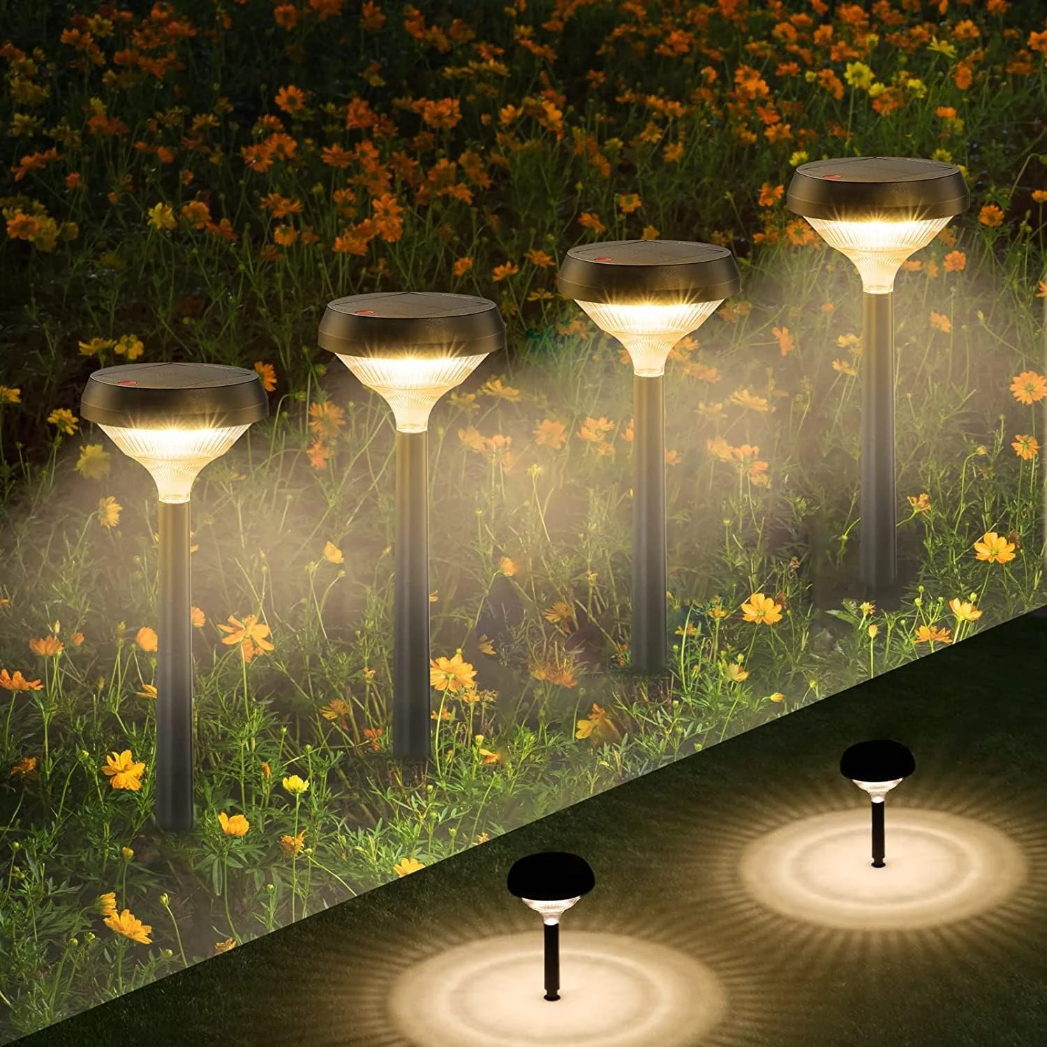 KOOPER Outdoor Solar LED Pathway Lights Only $43.99 (Reg. $59.99) at