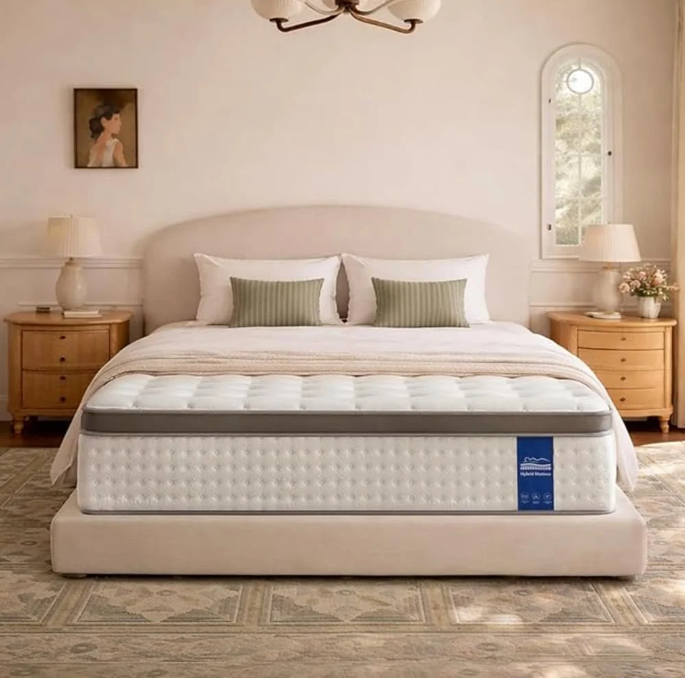 Rakoide 12 Inch Hybrid Mattress in a Box on Amazon